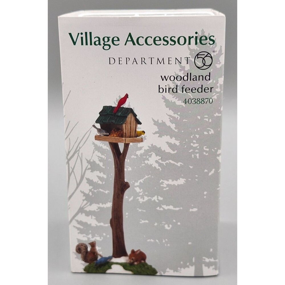 Department Dept 56 Woodland Bird Feeder #4038870 Dickens Christmas Village